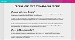Desktop Screenshot of dreamz.com